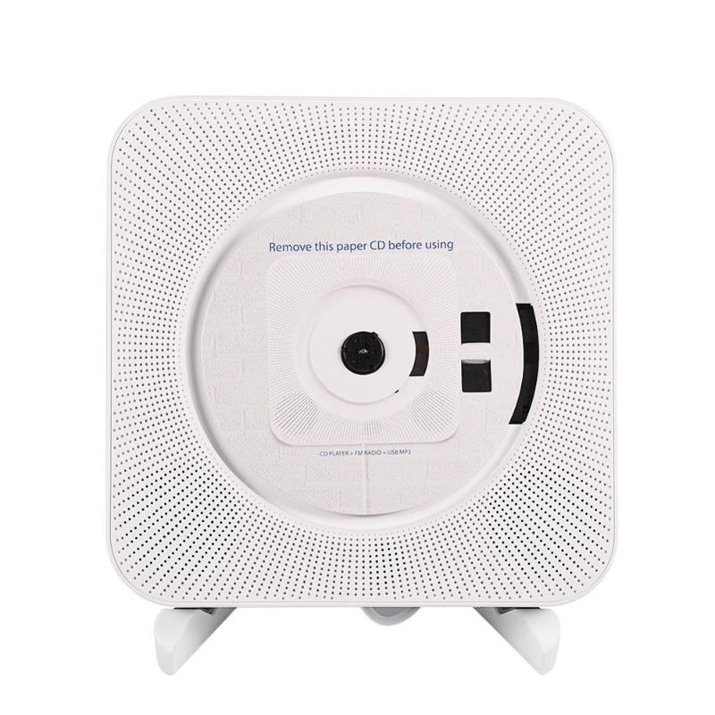 

Portable CD Player Portable Wall Mounted Bluetooth Stereo Remote Control CD MP3 Player FM Raido