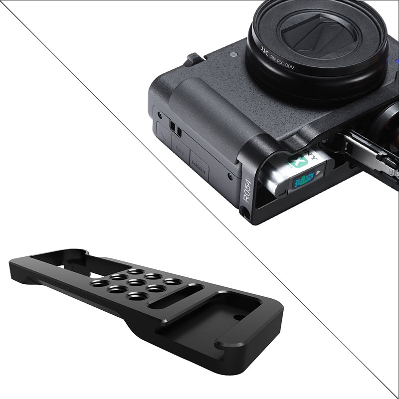 

UURig R054 ZV-1 Metal plate with Cold Shoe Extension for Microphone LED Light Tripod Base Plate Bracket for ZV-1