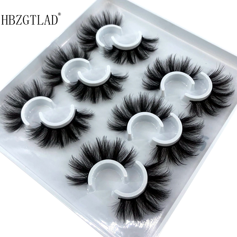 

2020 New 6 pairs natural false eyelashes fake lashes long makeup 3d mink lashes eyelash extension mink eyelashes for beauty