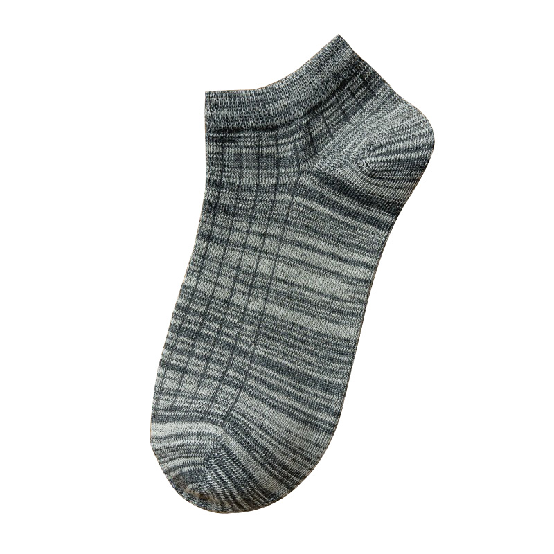 

5 Pairs Retro Unisex Boat Socks Comfortable Breathable Women Boat Socks Cotton Ankle Wild Invisible Shallow Mouth, C black