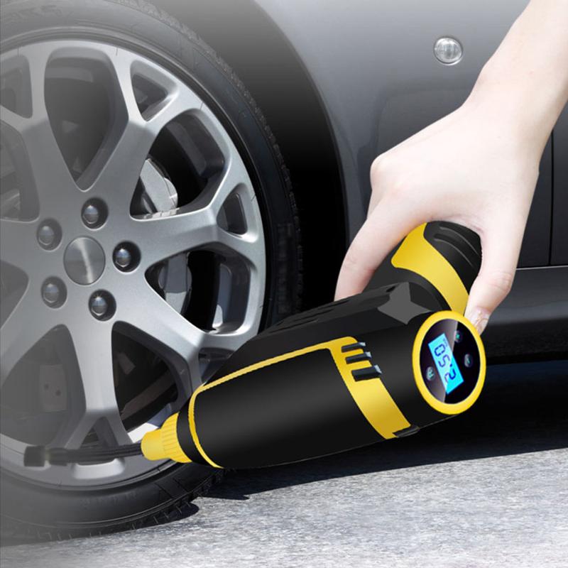 

Wireless Handhold Digital Tire Inflator Pump 12V Car Portable Air Compressor Pump Auto Aire for Car Motorcycle LED Light