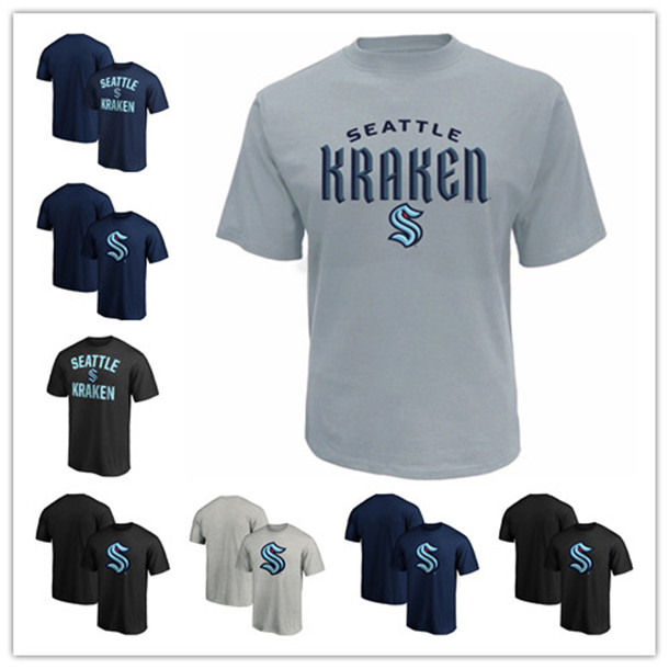 

2020 New Seattle Kraken Ice Hockey Team T Shirt Jersey The 32th New Team Printed Best Quality, As