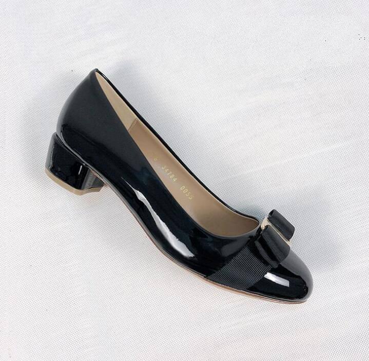 

Newest Women Flats Leather Ballet Shoes Woman Patent leather Bow Tie Flats Ladies Zapatos Mujer Sapato Feminine 225, Flat red wine