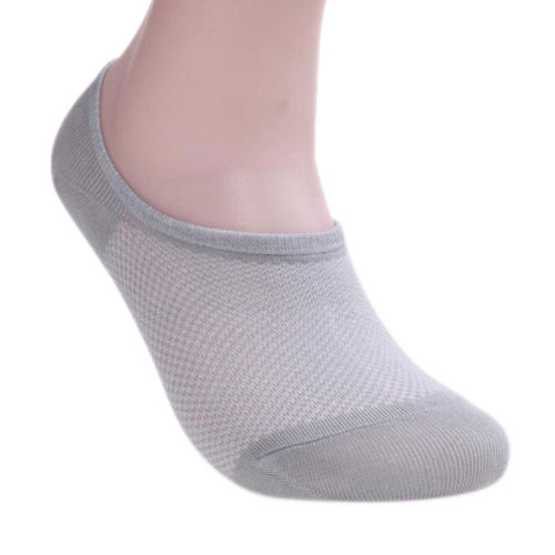 

1 Pair Cotton Unisex Casual Soft sock Loafer Boat Non-Slip Invisible No Show Socks Men Women Low Cut Ankle Socks, Random