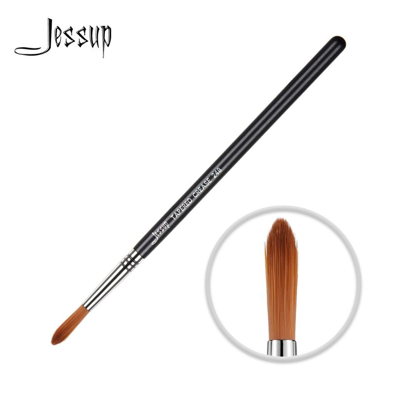 

Jessup TAPERED CREASE Single Makeup Brush Concealer 1pc High Quality Professional Fiber Hair Wooden Handle Cosmetic Tool 248