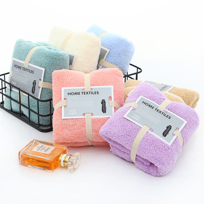 

Towel Coral Velvet 35*75 Than Pure Cotton Soft Towel Absorbent Fiber Towels Bath Towels for Adults Bathroom