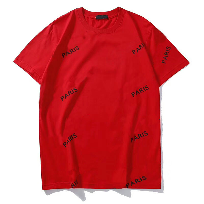 

19SS Letters Printed Designer T Shirt Men Women Couple Fashion Homme Tee Casual Summer Short Sleeve Clothing Floral Breathable S-2XL, No2