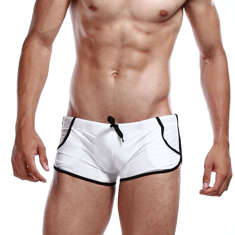 

Men' Lightweight Running Workout Bodybuilding Gym Shorts Men Quick Dry Athletic Training Pace Jogging Sports Casual Short Pants, White