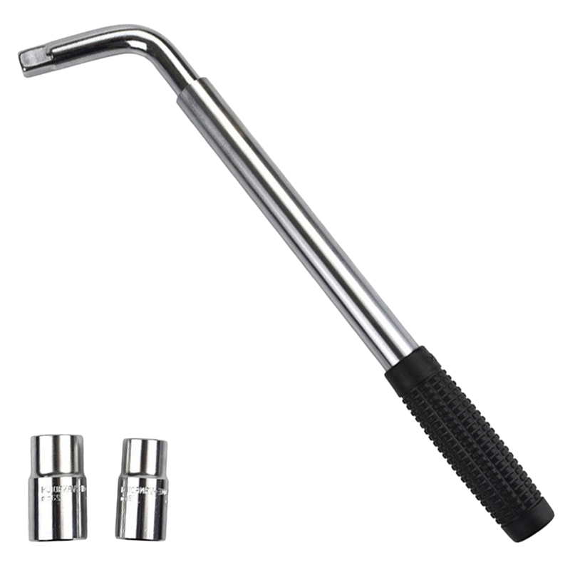 

Extendable Wheel Brace Wrench Tire Tyre Telescoping Lug Wrench With Sockets