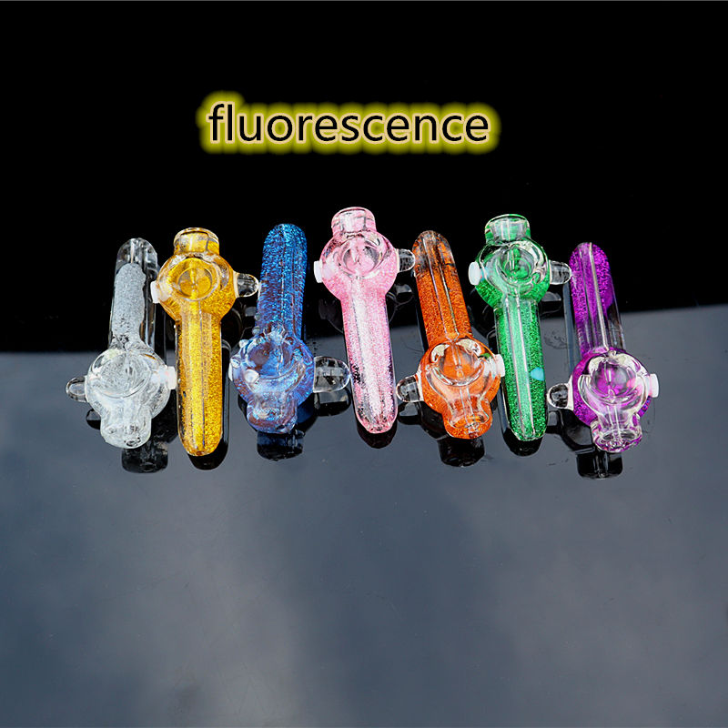 

Bright-colored Glitter Spoon Liquid Hand Pipe