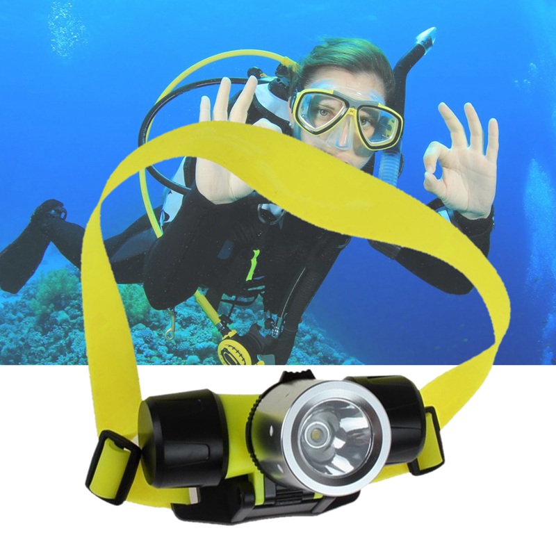 

CREE T6 SMD Head Light Waterproof Diving Swimming Fishing Headlamp Underwater