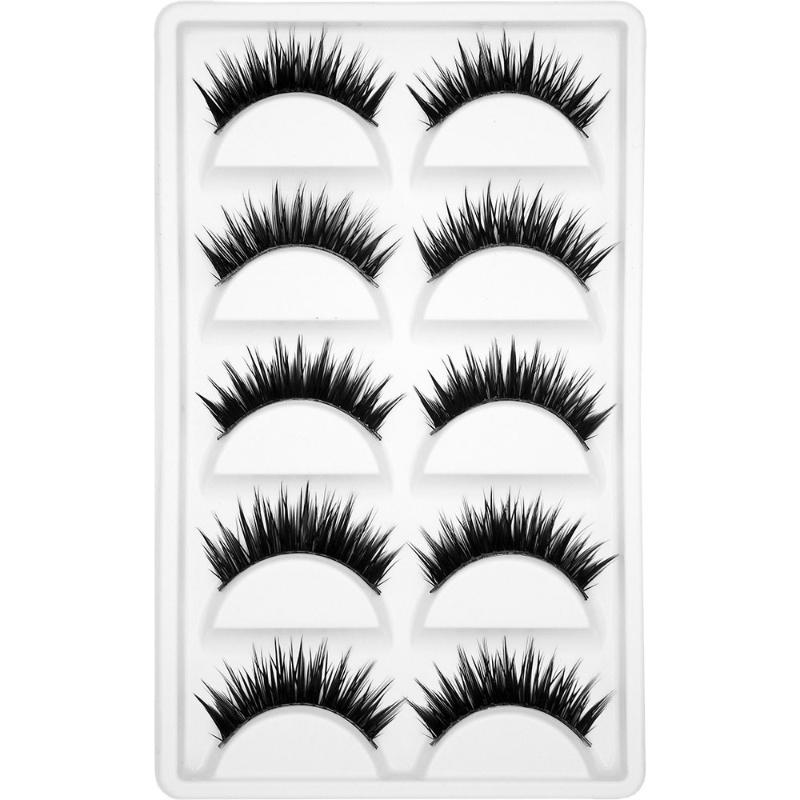 

Kimcci 3D Mink Lashes Natural Cross False Eyelashes Long Messy Makeup Fake Eyelash Extension Makeup Beauty Tools Maquiagem Cilia