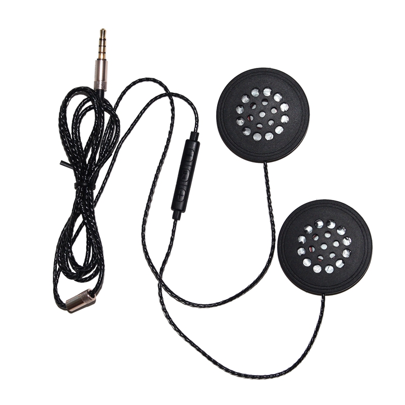 

Motorcycle Helmet Headset Speakers 3.5mm Jack Wired Headphones Earphone Headphone with HD Microphone for Motorcycle Helmet Inter