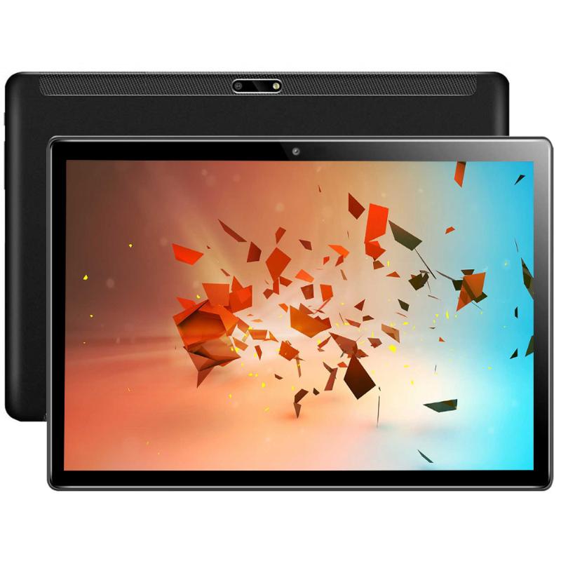 

2020 Octa Core Tablets pc 64GB ( 32GB +32GB Card ) Bluetooth Wifi phablet Android 9.0 10 inch tablet pc Dual SIM Card CE Band, Black