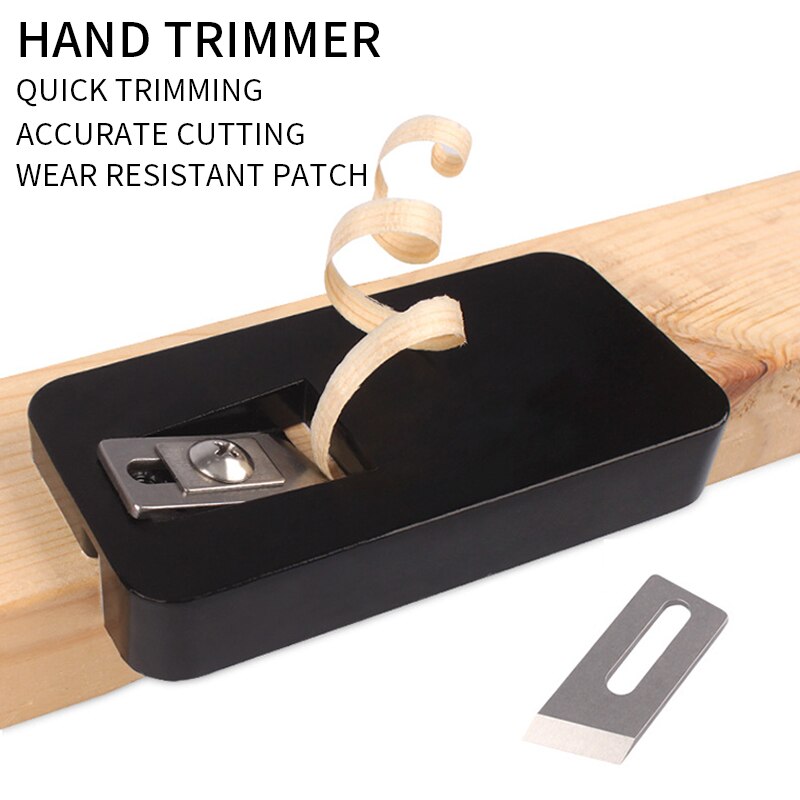 

Double Edge Trimmer Wood Edge Banding Machine Manual Tail Trimming with Blades Woodworking Tool ^o