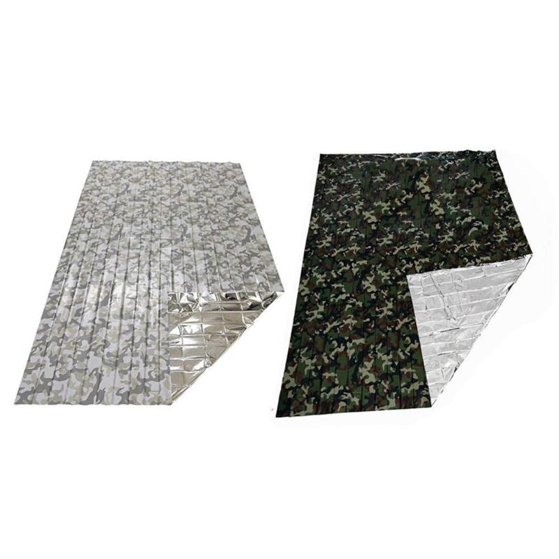 

Outdoor Camping Camouflage Blanket Snow Jungle Camouflage Emergency Blanket Insulation Camping Portable