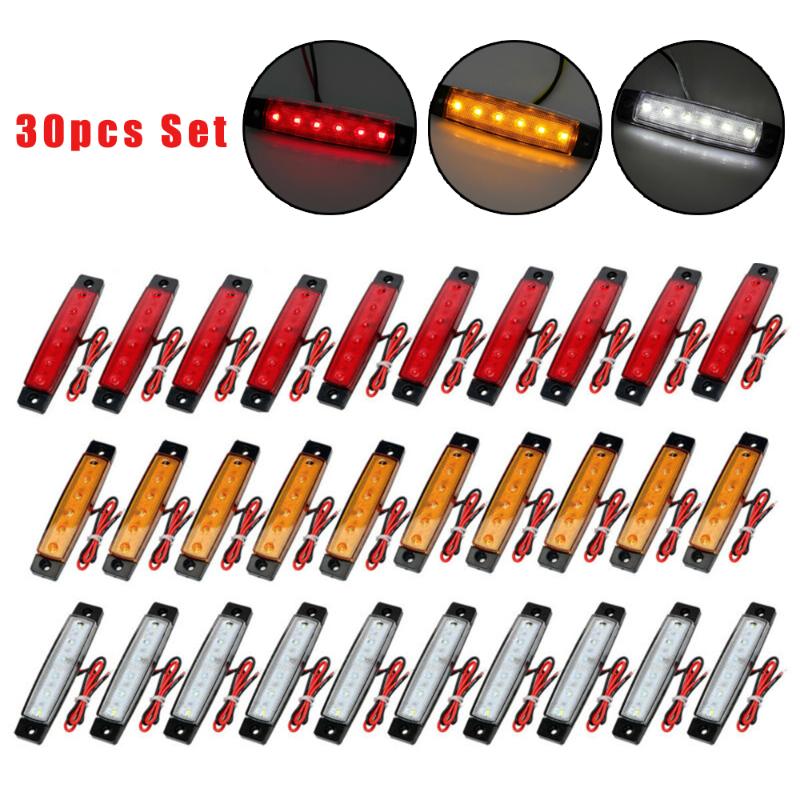

Marker Side Marker Light Indicators Light 12V- 24V Waterproof 30LED, As pic
