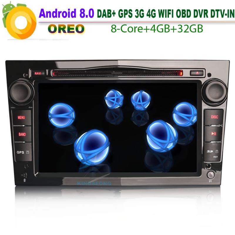 

Car Radio For vectra c Zafira Corsa C Android 8.0 GPS Radio DAB DVD CD Bluetooth USB SD DVR AUX OBD Octa Core CPU 4GB