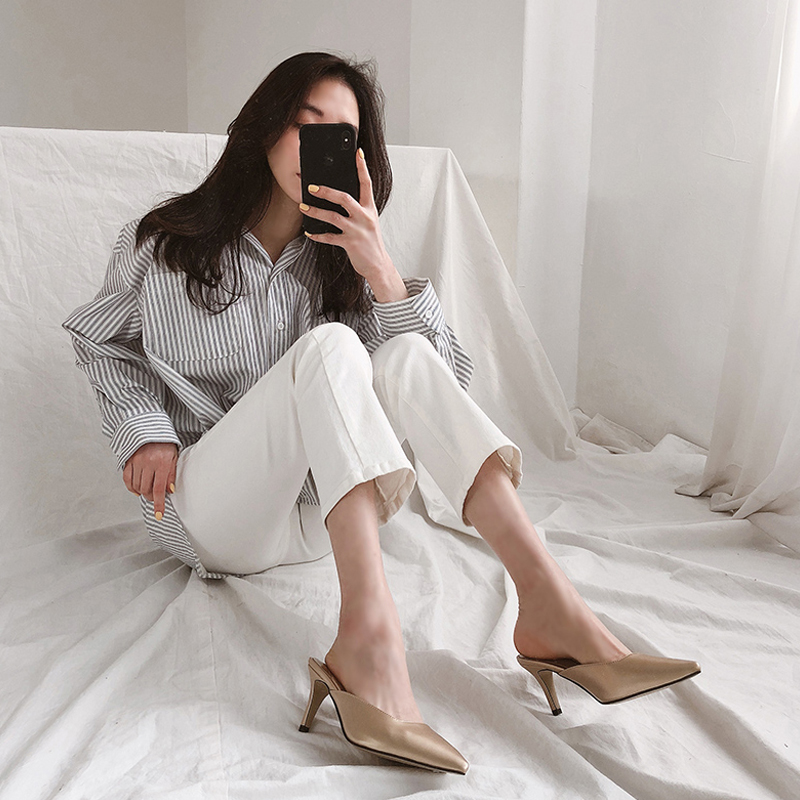 

Stiletto Heel-Shoes Pumps Pointed-Toe Black Designer Women Faux Wedding Gold Heels Block Heel Shoes Women Shoes High Heel, Light brown 6cm