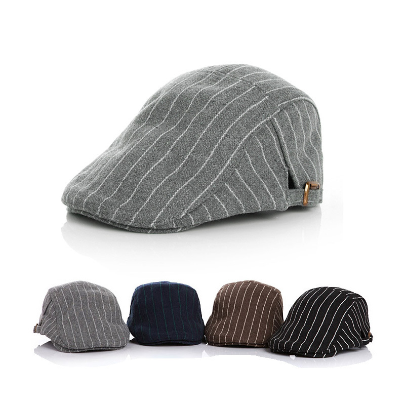 

Spring and autumn children's fashion berets British boys spring Korean baby, Black