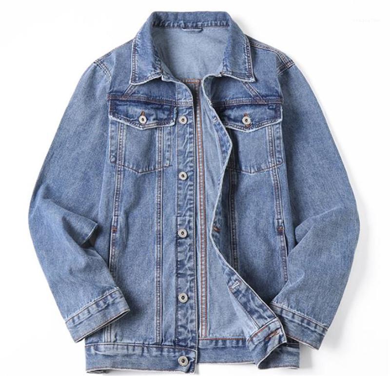 

Designer Demin Jackets Fashion Loose Plus Size Mens Demin Jackets Casual Males Clothing Pockets Panelled Mens, Blue