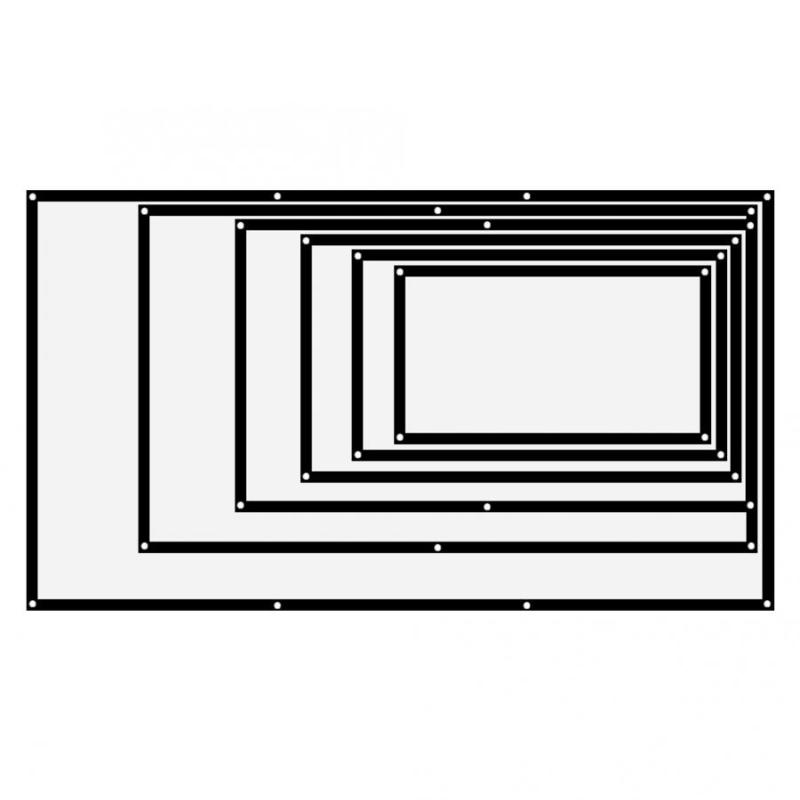 

40/60/72/84/100/120inch 16:9 Thicken Portable Projector Screen 3D HD Projection Movies Screen Soft for Home outdoor camping