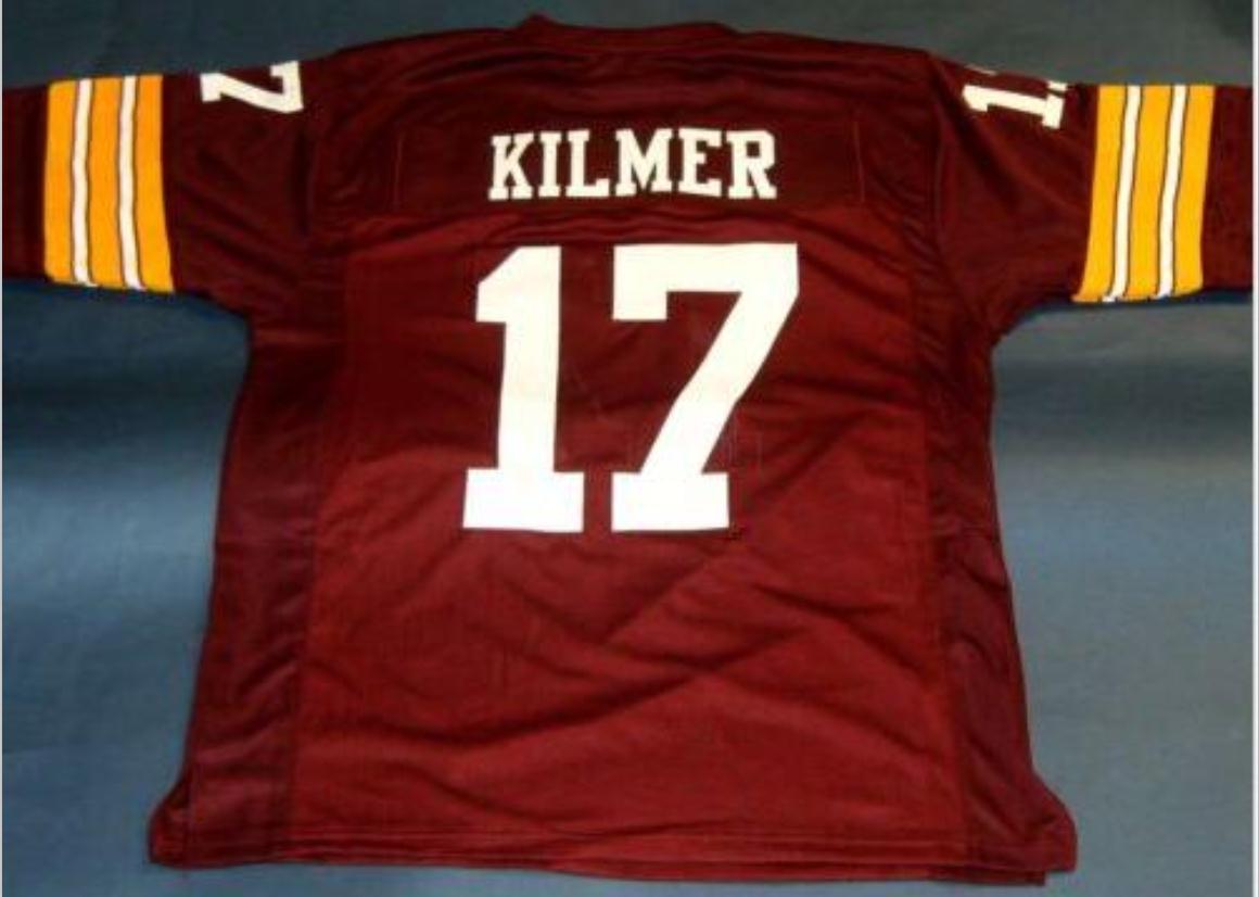 

Custom Men Youth women Vintage CUSTOM #17 BILLY KILMER red College Football Jersey size s-5XL or custom any name or number jersey, Wine red women s-2xl