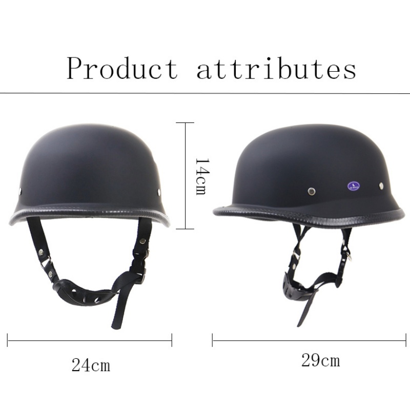 

Motorcycle Helmets Half Face Retro Personality Bike Cruiser Chopper Half-Covered Adult Man Helmet