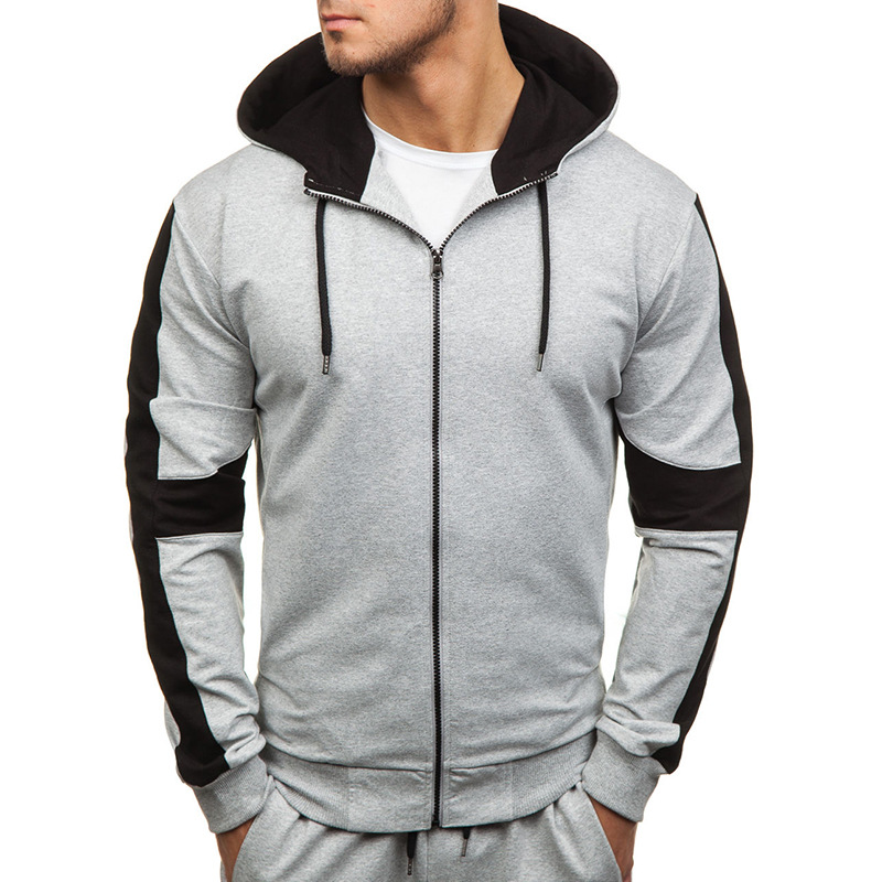 

Hot Men Set Running Gym Sportswear Tracksuits Fitness Body building Mens Hoodies+Pants Sport Outwear Clothing Sport Suit Outdoor, Darkgray