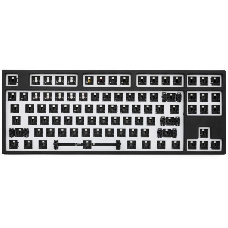 

MKB87 87 key dual mode bluetooth Mechanical Keyboard kit 80% TKL hot swappable switch lighting effects RGB switch led type c