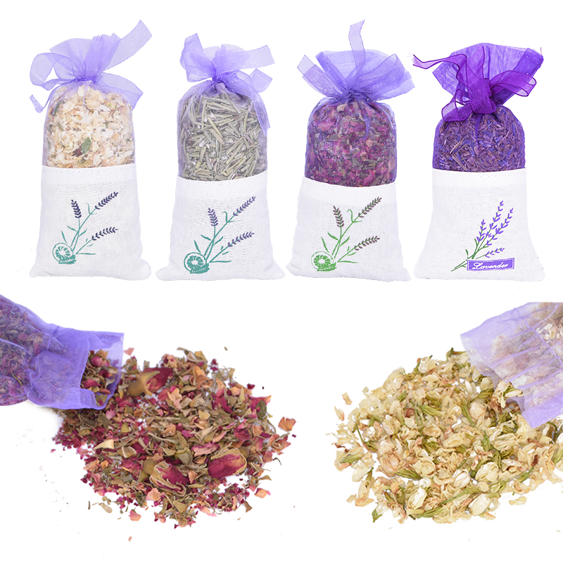 

Rose Lavender Scented Sachets Bag For Home Freshener Closets Drawers Filled With Dried Lavender Flower Buds