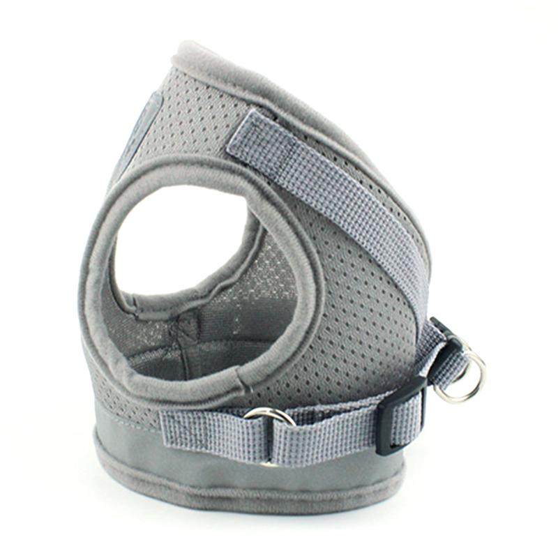 

Dog Cat Harness Pet Adjustable Breathable Reflective Vest Walking Lead Leash for Puppy Mesh Harness for Small Medium Dog