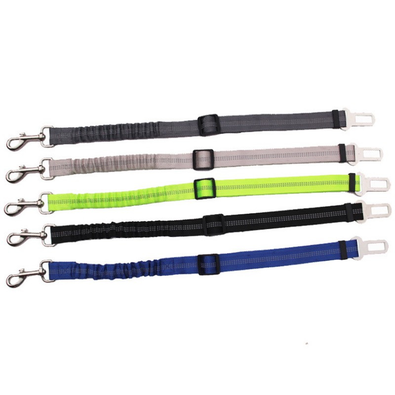 

Elastic Safety Belt For Dog Elastic Reflective Safety Leash For Dog Maximum Length 80 CM