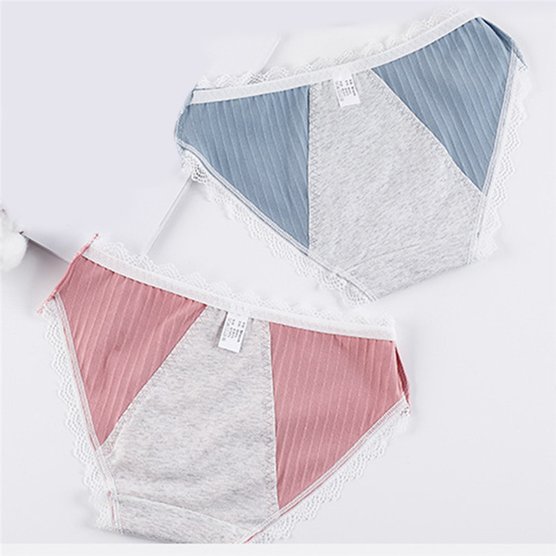 

Low Waist Panties New Women Menstruation Period Three Layers Leakproof Physiological Briefs Panties Lace High Quality Underwear, Pink