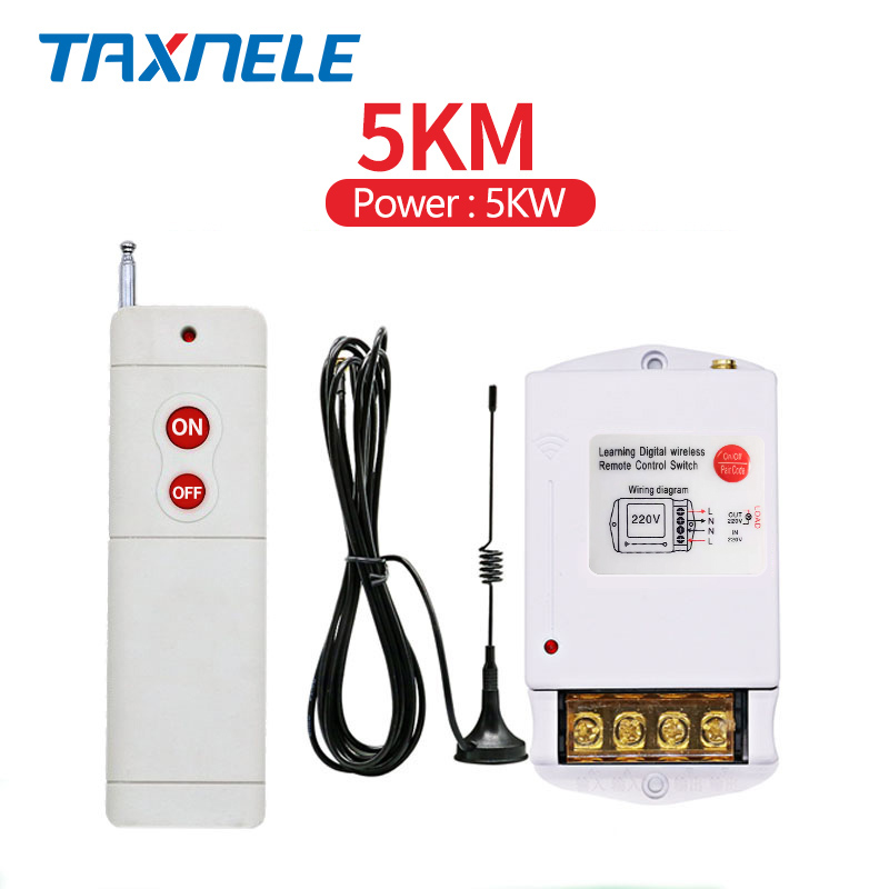 

220V 380V Water Pump Wireless Industrial Remote Control Switch Intelligent High power household 1km 3km 5km long distance