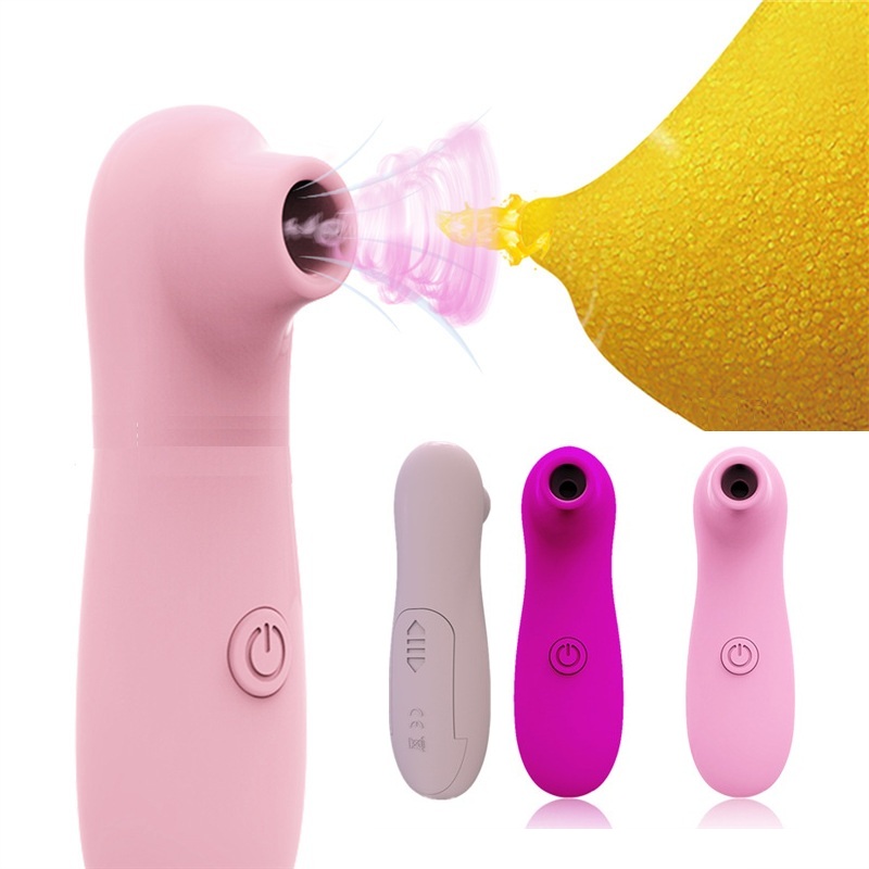 

10 Speed Nipple suck Vibrating Stick Oral Sucking Vibrator G-Spot clitoris Tits Flirting Stimulating female Women Masturbation Sex toys