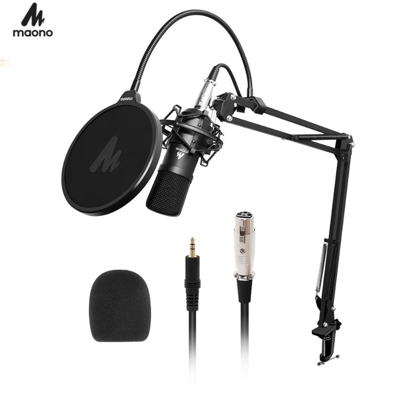 

MAONO AU-A03 Condenser Microphone Professional Podcast Microphone Audio 3.5mm Computer Mic for Karaoke Gaming Recording