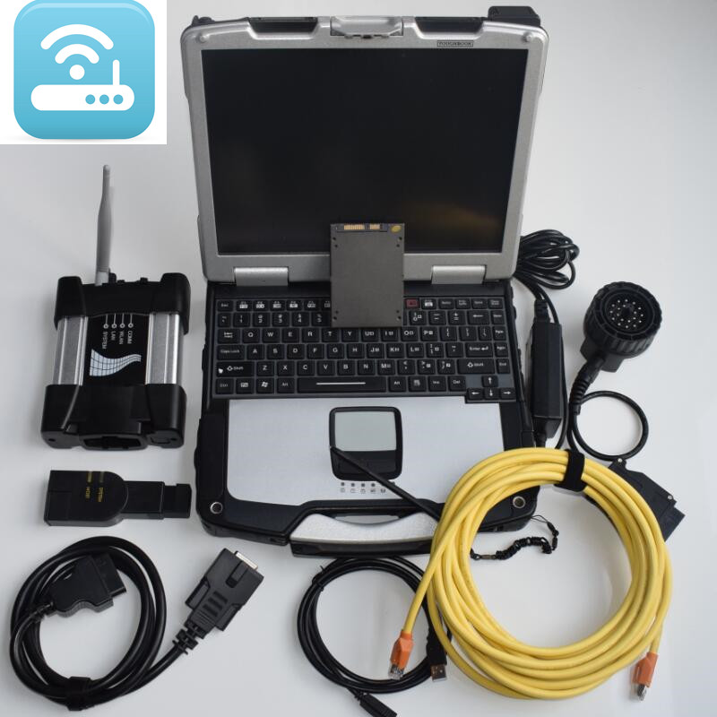 

wifi icom next a b c with ssd software 2020005v installed well in laptop cf-30 toughbook ready to work for diagnostic tool