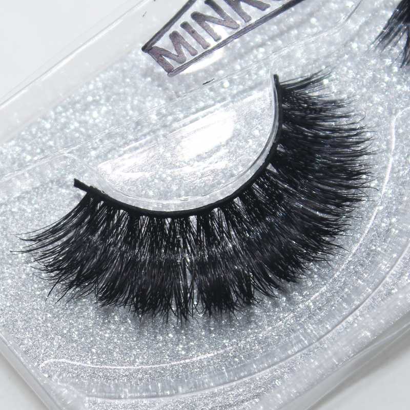 

2Pcs Mink Hair False Eyelashes 3D Pull-out Box Thick Eyelashes H31-40 Fluffy Dense Lashes Soft Eye Makeup Extension Tools