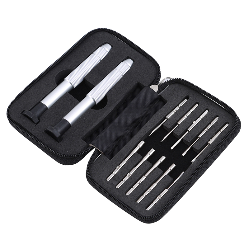

1Set Of Multifunctional Glasses Watch Repair Tools Precise Screwdriver Set Watches Hex Tools Handle Cutter Head Parts