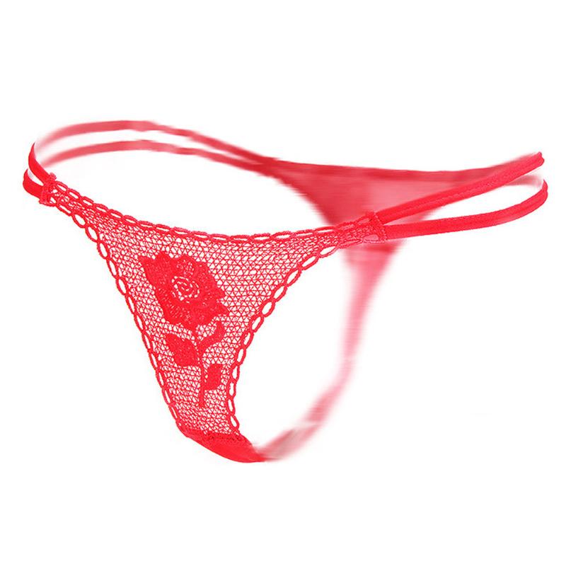 

Roses Panties Ladies Sexy Pants Tempting Thong Girls Charming Lingerie Adult, As pic
