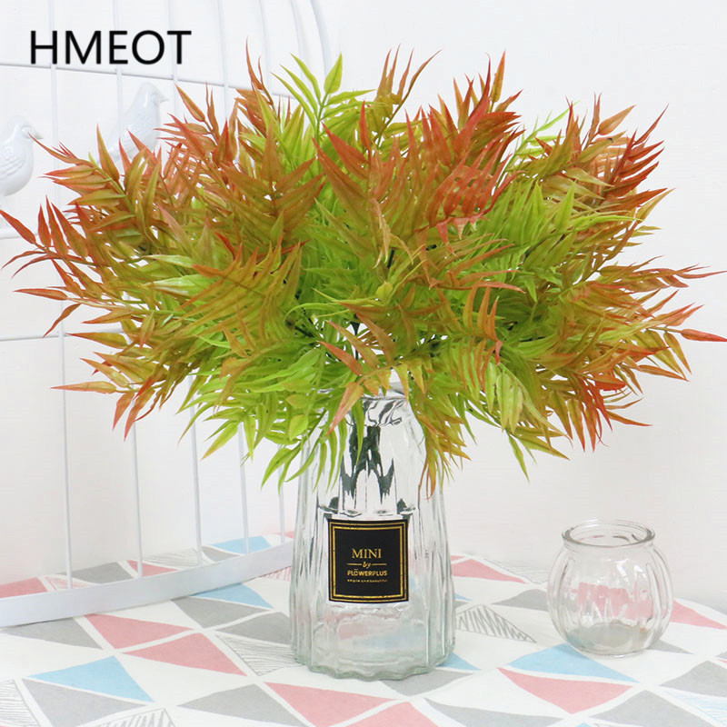 

Artificial Flower Plants Bouquet Persian Fern Leaf Coconut Grass Wedding Flower Wall Accessories Home Decor Plastic Fake Plants