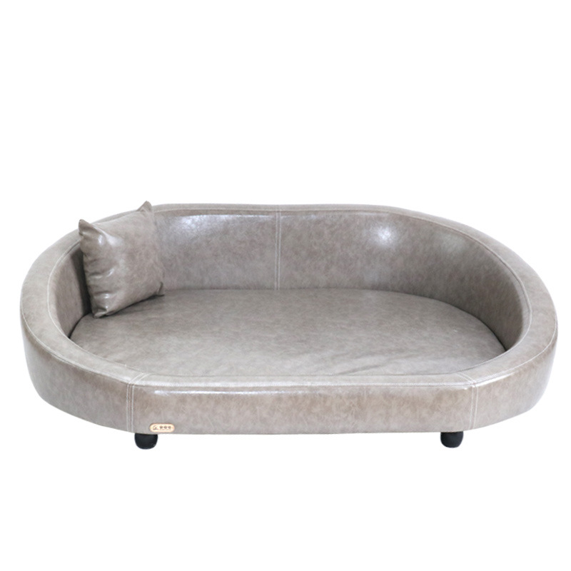 

Creative Kennel Removable And Washable Teddy Large Dogs Dog Beds Bed Wooden Pet Sofa Soft And Breathable Various Options, White