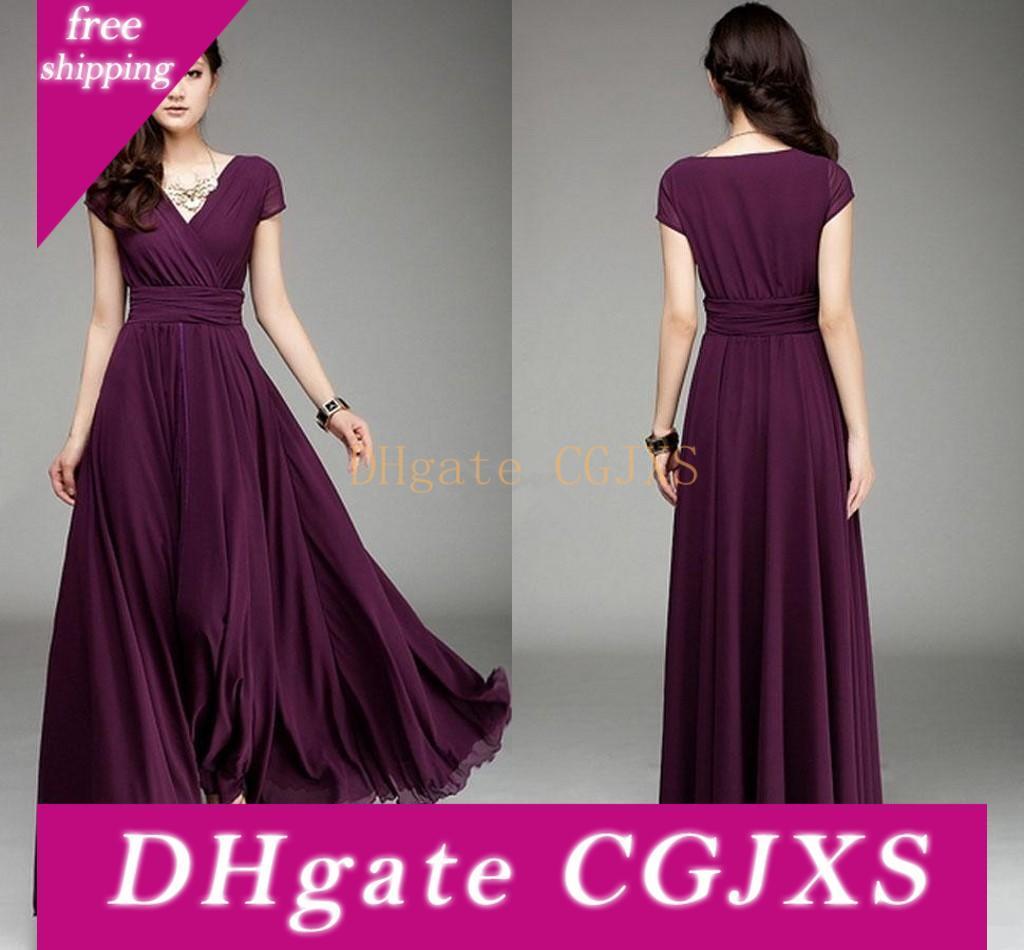 plum dresses with sleeves