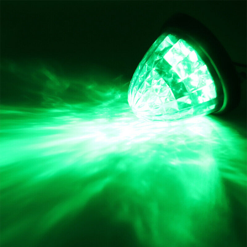 

Trailer Beehive Lights 16-LED Cab Grommet Light Green Lights Waterproof