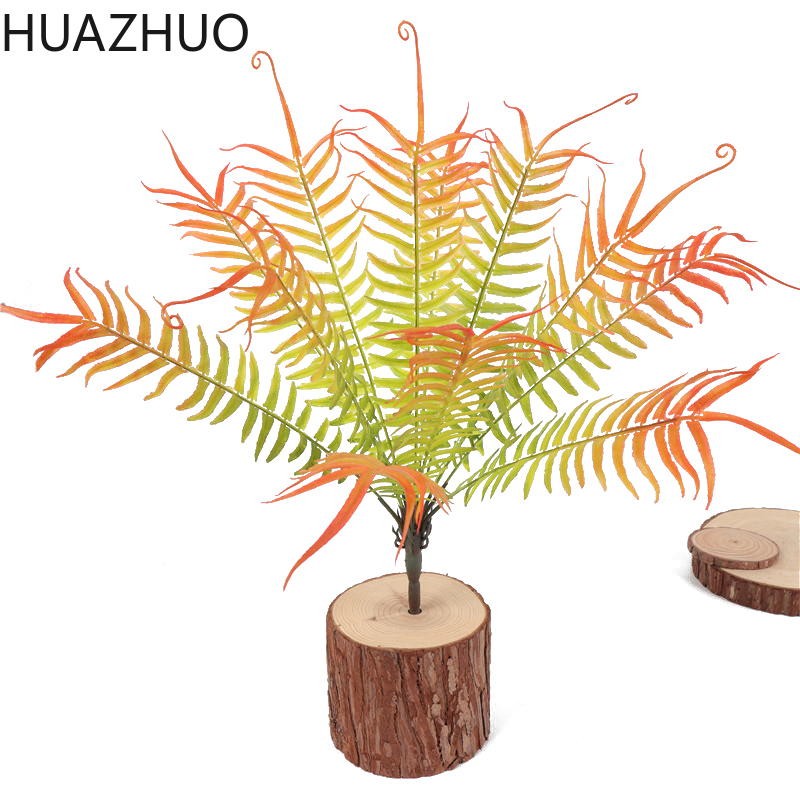 

Simulation Branch Plants Artificial Boston Fern Leaf Wall Hanging Bunch Bonsai Decoration, As pic1