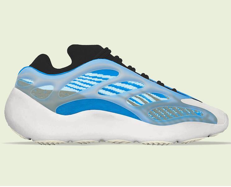 

700 V3 Azareth Kids Shoes for sales With Box Kanye West Azael Alvah black White men women running shoes store size 36-48, Wave runner