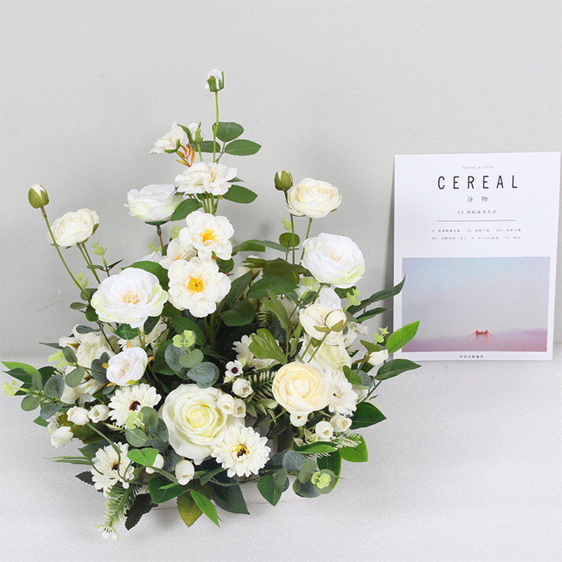 

wedding decoration artificial fake flowers christmas decorations for home party table centerpiece floral decoration accessories, Champagne