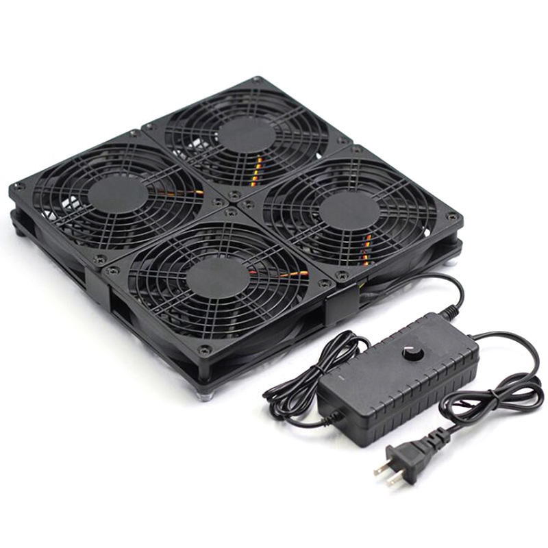 

Rounter TV Box Cooling Fan with Speed Control, 182CFM Big Airflow Cooling for ASUS GT/RT-AC5300 US Plug
