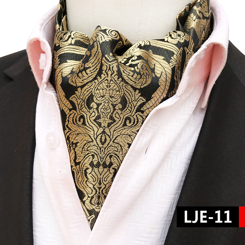 

Bow Ties Men Tie Black Paisley Wedding Formal Cravat Ascot Mans Fashion Gifts For Necktie Male Steinkrik